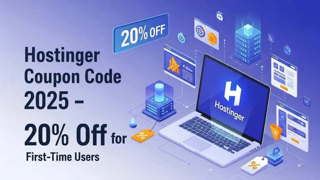 20% off Hostinger coupon code 2025 for first time user – exclusive discount offer for new Hostinger customers