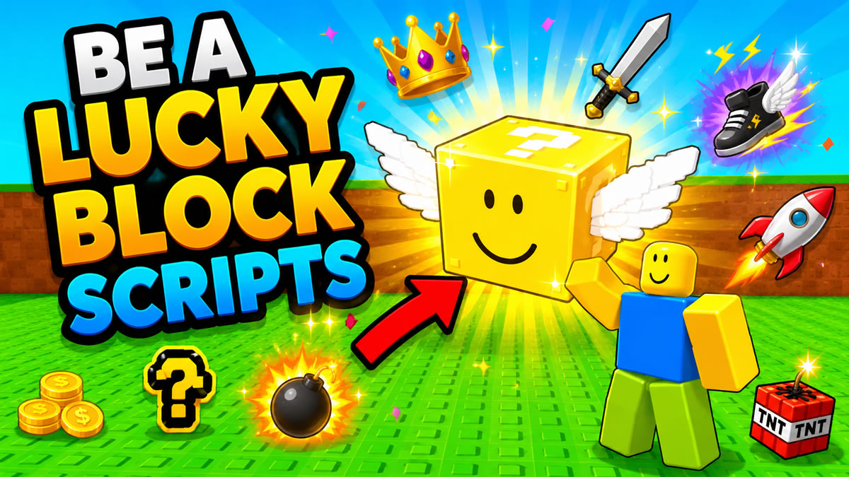 Best Be a Lucky Block Scripts 2026 – OP Auto Farm & Auto Lucky Blocks