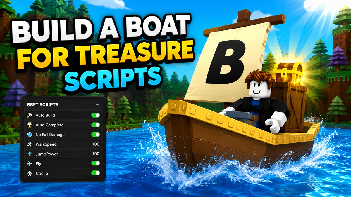 Best Build A Boat For Treasure Scripts 2026 – OP Auto Farm, Auto Builder & ESP