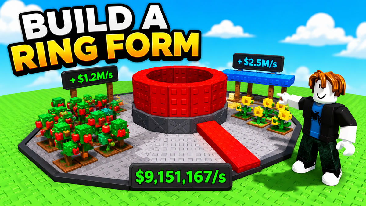 Best Build A Ring Farm Scripts 2026 – OP Auto Farm, Auto Plant & Auto Sell